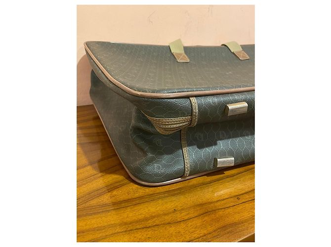 Christian Dior Borsone Monogram in PVC Marrone - vista 4