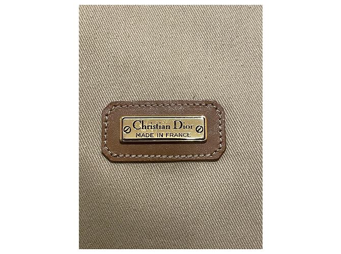Christian Dior Borsone Monogram in PVC Marrone - vista 6
