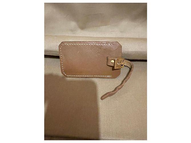 Christian Dior Borsone Monogram in PVC Marrone - vista 7