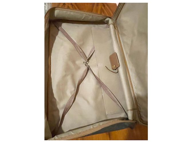 Christian Dior Borsone Monogram in PVC Marrone - vista 9