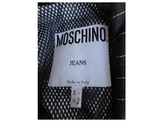 Blazer Moschino Jeans a rayas Negro - vista 3