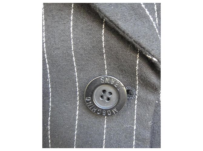Blazer Moschino Jeans a rayas Negro - vista 7