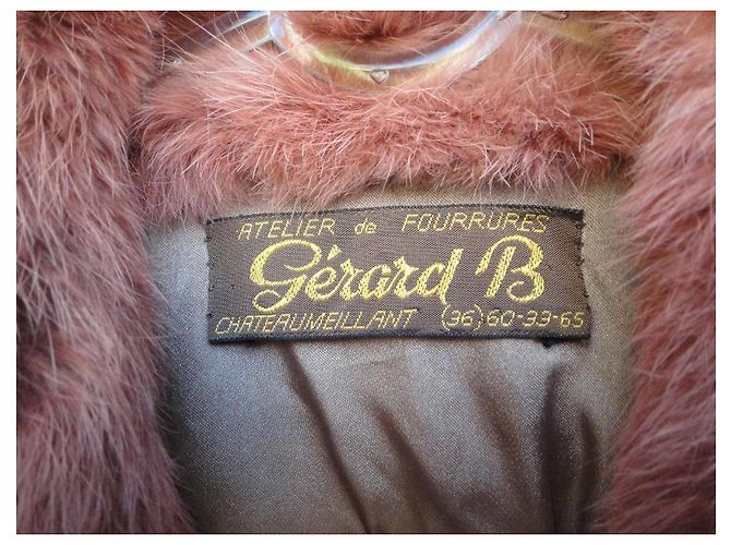 Autre Marque Chaqueta de piel de conejo rosa Gérard B - vista 4