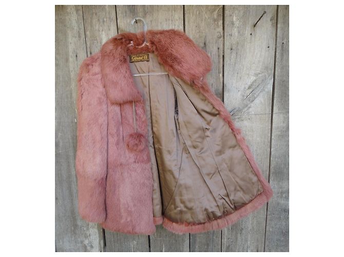 Autre Marque Chaqueta de piel de conejo rosa Gérard B - vista 5