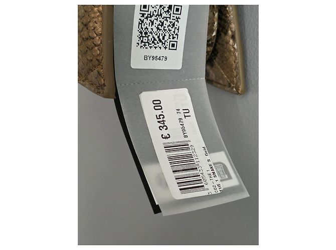 Ikks Schultertasche aus Leder in goldener Python-Optik Braun Python drucken Hellbraun Dunkelbraun - Ansicht 18