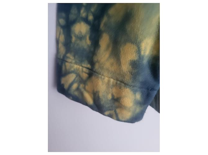 Sandro Tie-Dye Kapuzenpullover Blau Gelb - Ansicht 4