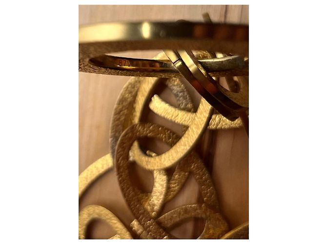 Collana D&G in ottone martellato D'oro - vista 4