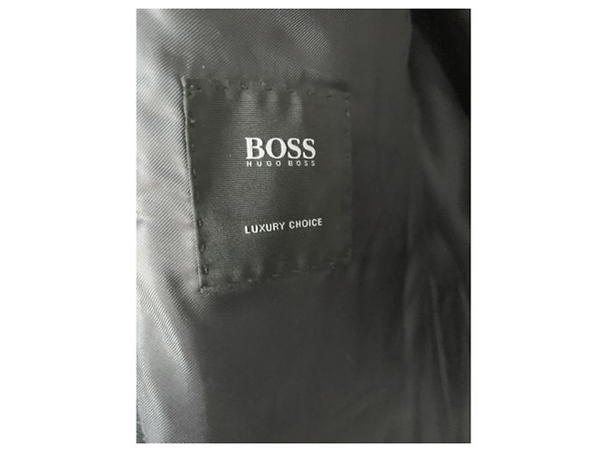 Giacca da abito Hugo Boss in lana Super 150 Grigio - vista 3