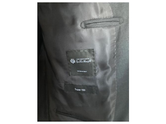 Giacca da abito Hugo Boss in lana Super 150 Grigio - vista 5