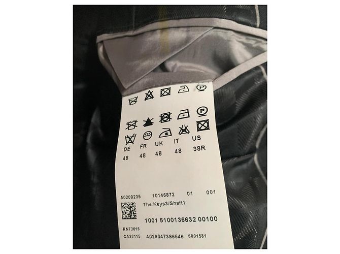 Hugo Boss BOSS Black Wool Suit Jacket - view 8