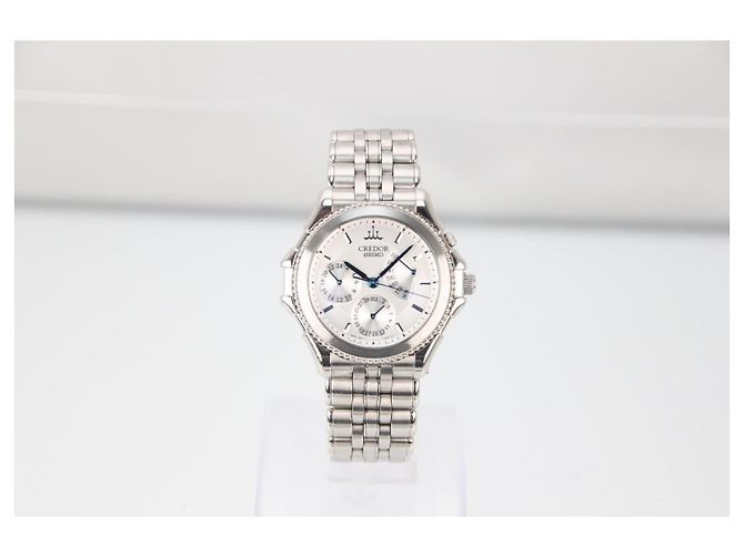 Seiko Credor Pacifique GCBG997 Automatico 35mm Quadrante Bianco Argento - vista 10