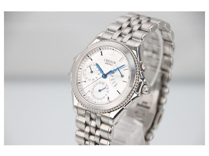 Seiko Credor Pacifique GCBG997 Automatico 35mm Quadrante Bianco Argento - vista 2