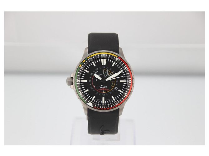 Autre Marque Orologio Sinn EZM7 857.EZM-7 Automatico - Quadrante Nero 43mm Bianco Rosso Verde Giallo - vista 12