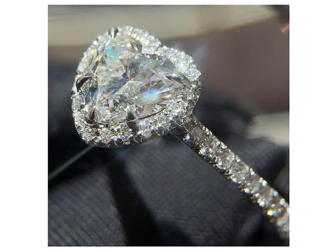 Tiffany & Co. Diamantring Herzform Silber - Ansicht 11