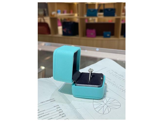 Tiffany & Co. Diamantring Herzform Silber - Ansicht 3
