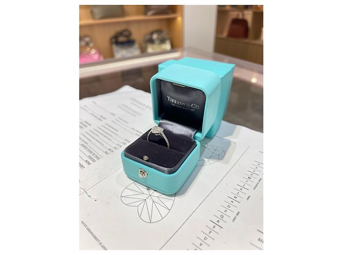 Tiffany & Co. Diamantring Herzform Silber - Ansicht 4