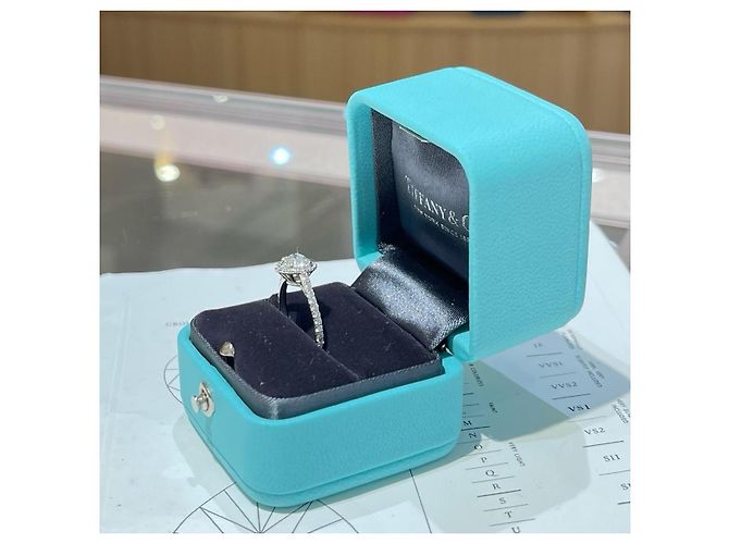 Tiffany & Co. Diamantring Herzform Silber - Ansicht 5