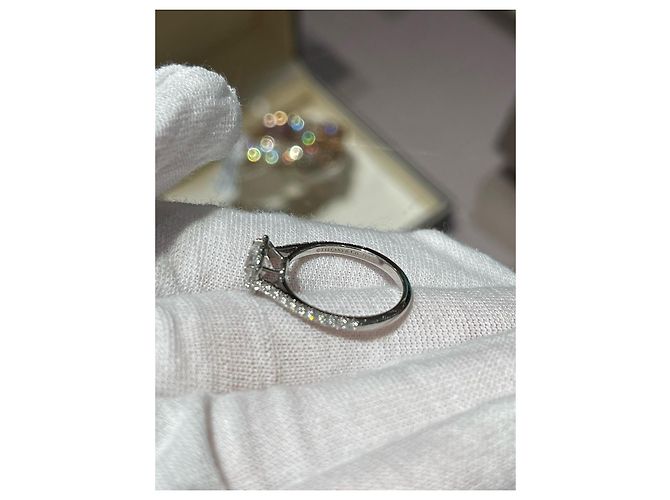 Tiffany & Co. Diamantring Herzform Silber - Ansicht 7