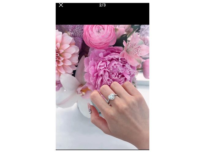 Tiffany & Co. Diamantring Herzform Silber - Ansicht 9