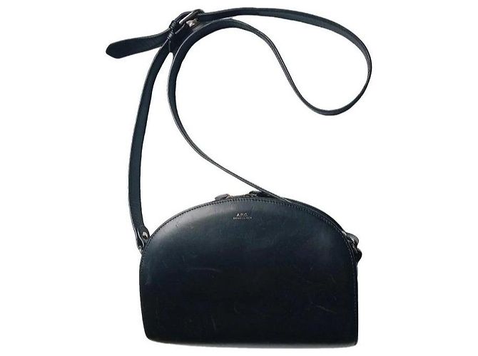 Apc A.P.C. Borsa Mezza Luna in pelle Nero - vista 2