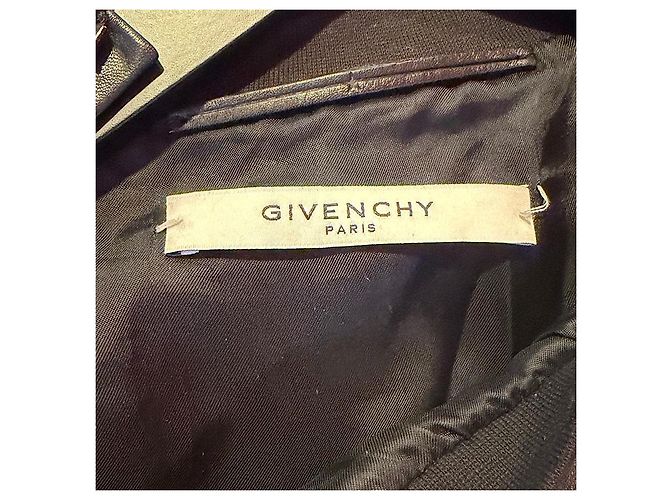 Givenchy 16 AW Lammleder T-Shirt mit Print Schwarz - Ansicht 4