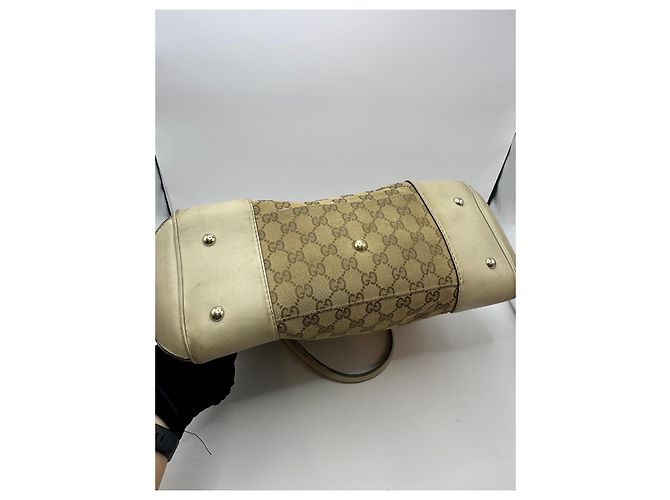 Gucci Mayfair GG Monogramm Shopper Braun Beige - Ansicht 10