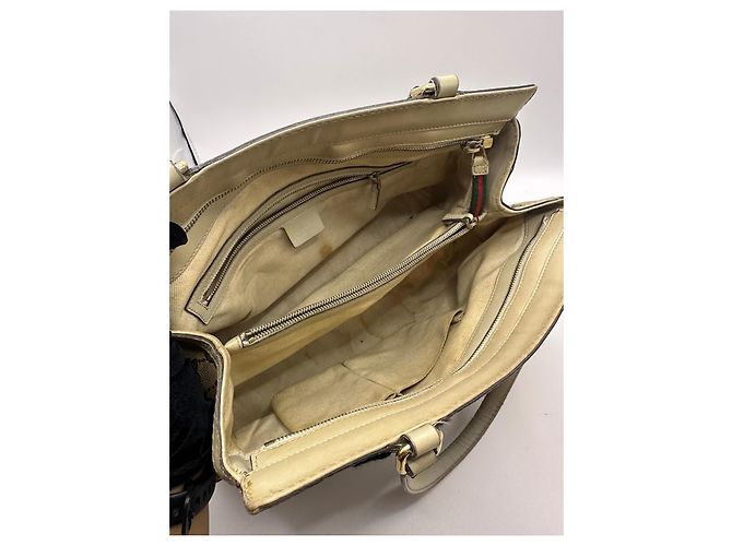Gucci Mayfair GG Monogramm Shopper Braun Beige - Ansicht 16