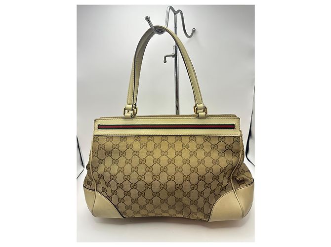 Gucci Mayfair GG Monogramm Shopper Braun Beige - Ansicht 2