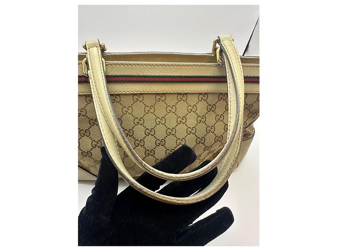 Gucci Mayfair GG Monogramm Shopper Braun Beige - Ansicht 3