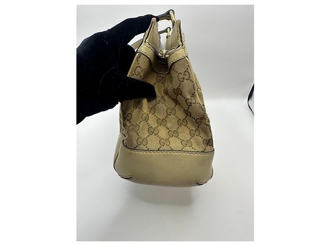 Gucci Mayfair GG Monogramm Shopper Braun Beige - Ansicht 5