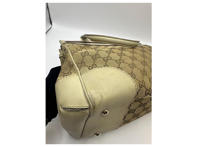 Gucci Mayfair GG Monogramm Shopper Braun Beige - Ansicht 8
