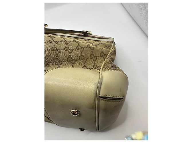 Gucci Mayfair GG Monogramm Shopper Braun Beige - Ansicht 9