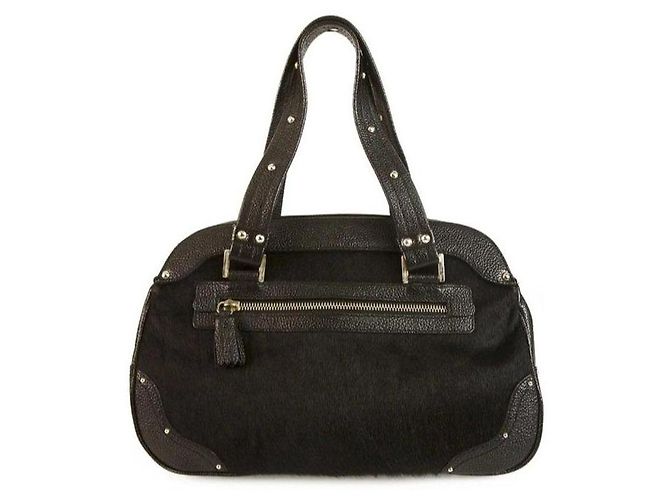 Luella Bernie Bolso Bowling Cuero Negro - vista 5
