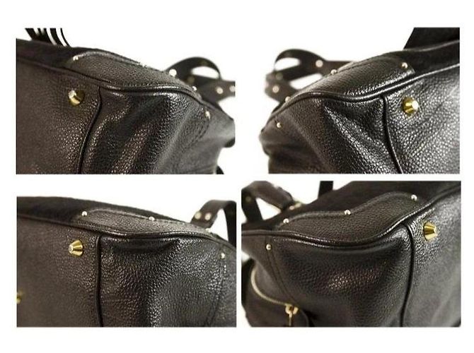 Luella Bernie Bolso Bowling Cuero Negro - vista 7