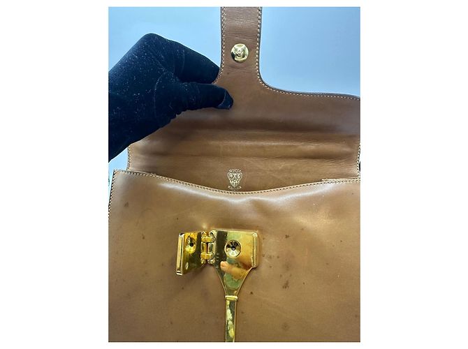 Borsa Gucci SquareG in pelle Marrone - vista 11