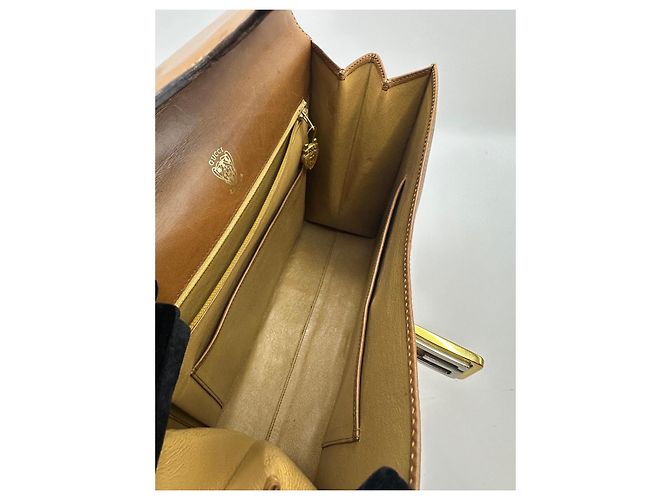 Borsa Gucci SquareG in pelle Marrone - vista 12