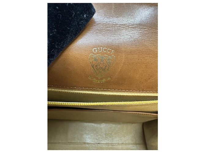 Borsa Gucci SquareG in pelle Marrone - vista 13