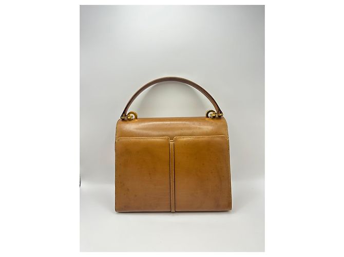Borsa Gucci SquareG in pelle Marrone - vista 2