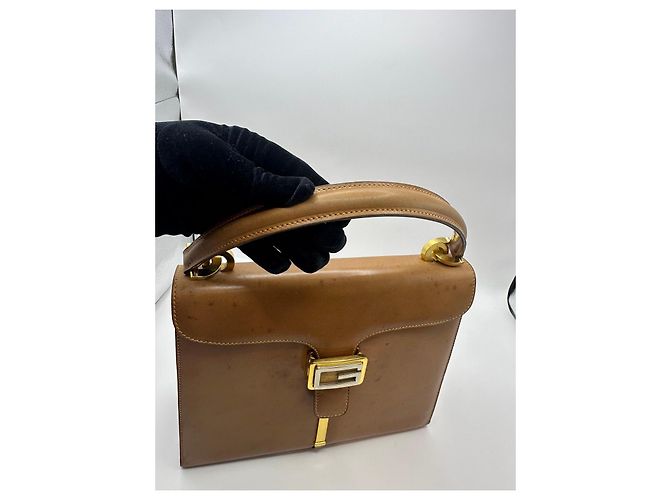 Borsa Gucci SquareG in pelle Marrone - vista 5