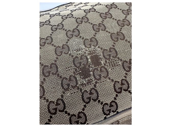 Gucci GG Canvas Abbey Pocket Shopper Braun Beige - Ansicht 11