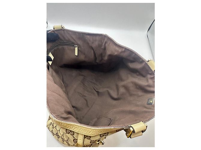 Gucci GG Canvas Abbey Pocket Shopper Braun Beige - Ansicht 16