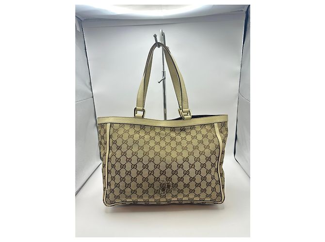 Gucci GG Canvas Abbey Pocket Shopper Braun Beige - Ansicht 2