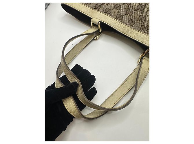 Gucci GG Canvas Abbey Pocket Shopper Braun Beige - Ansicht 3