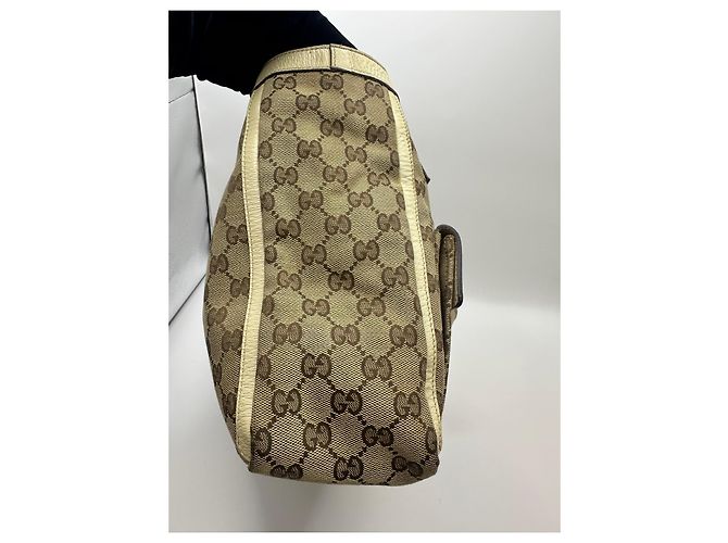 Gucci GG Canvas Abbey Pocket Shopper Braun Beige - Ansicht 5