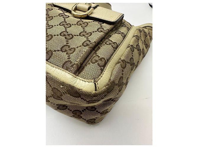 Gucci GG Canvas Abbey Pocket Shopper Braun Beige - Ansicht 8