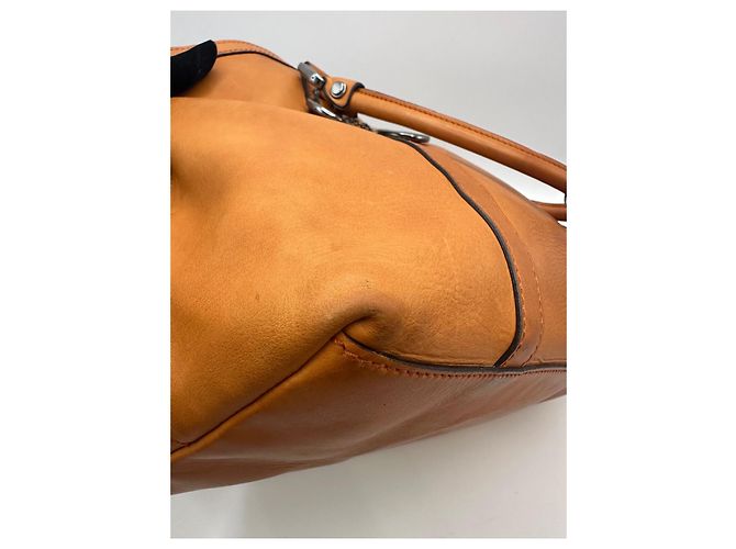 Borsa a mano Gucci GG Charm Dome in pelle di vitello Marrone - vista 6