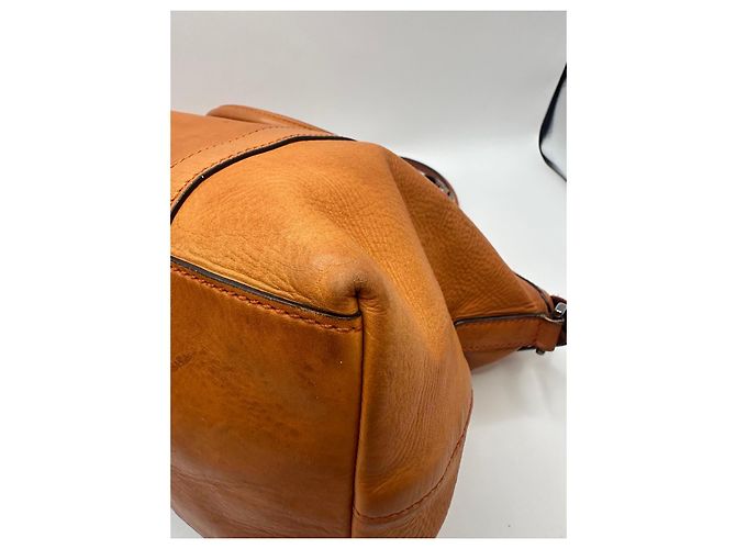 Borsa a mano Gucci GG Charm Dome in pelle di vitello Marrone - vista 7