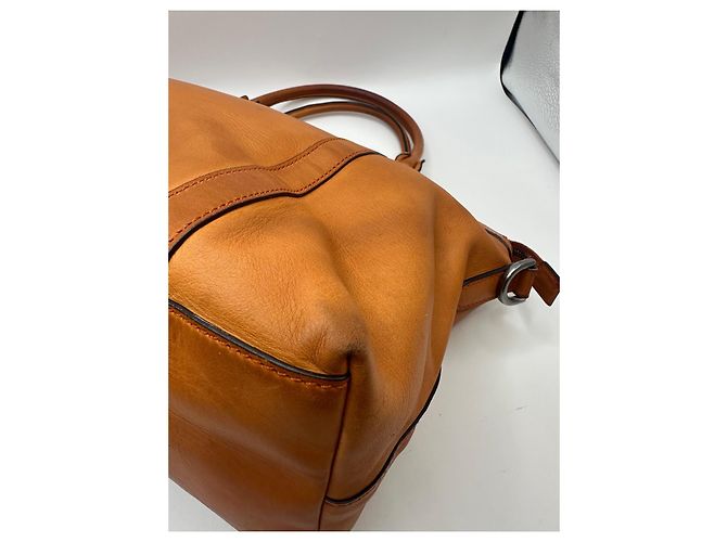 Borsa a mano Gucci GG Charm Dome in pelle di vitello Marrone - vista 9
