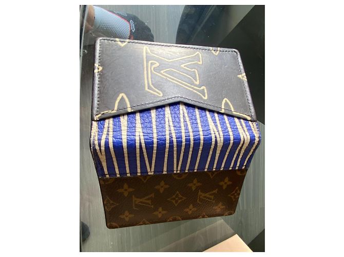 Louis Vuitton Patchwork Pocket Organizer Virgil Abloh Braun Weiß Rot Blau - Ansicht 3