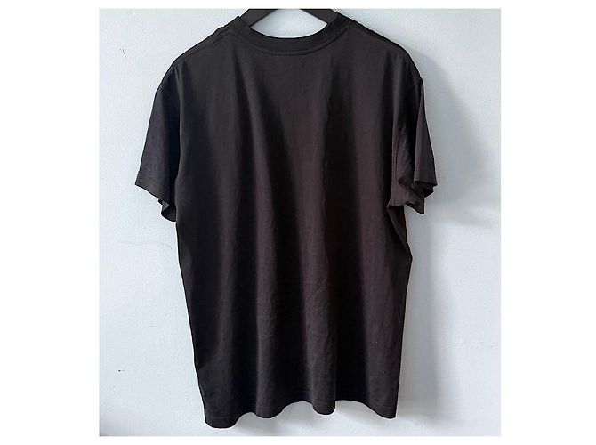 Givenchy T-shirt Oversized Monster in seta Nero - vista 2